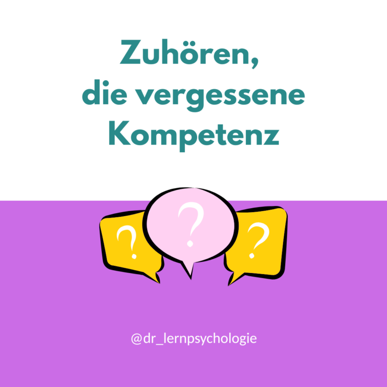 Mehr über den Artikel erfahren Zuhören, die vergessene Kompetenz?!