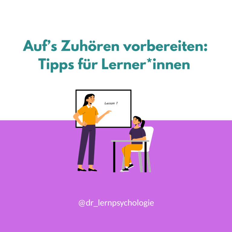 Mehr über den Artikel erfahren Aufs Zuhören vorbereiten: Tipps für Lerner*innen
