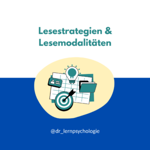 Mehr über den Artikel erfahren Lesestrategien & Lesemodalitäten
